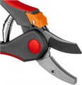 GRINDA G-28, 205 мм, углеродистая сталь, закаленные лезвия, тефлоновое покрытие, двухкомпонентные рукоятки, контактный секатор (8-423203) 0002279068