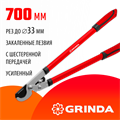 GRINDA RX-700, 700 мм, с шестерённой передачей, закаленные лезвия, усиленный плоскостной сучкорез (8-424105) 0002279161