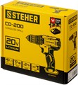 STEHER V1, 20 В, 40 Н·м, без АКБ, дрель-шуруповерт (CD-200) 0002407430