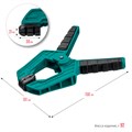 KRAFTOOL SC-7, 65 х 65 мм, пружинная струбцина (32227-7) 0004595242