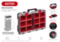 KETER STACKNROLL, 525 х 345 х 147 мм, (21″), пластиковый ящик-органайзер с 10 регулируемыми ячейками (38399) 0005817051