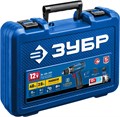 ЗУБР 12 В, 40 Н·м, 2 АКБ тип Т7 (2 А·ч), дрель-шуруповерт + LED фонарь, кейс, Профессионал (DL-121-22F) 0006887038