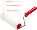 MIRAX POLYTEX PRO, 48 х 240 мм, бюгель 8 мм, ворс 12 мм, полиакрил/полиэстер, все виды ЛКМ, малярный валик (03816-24) 0007098751