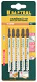 KRAFTOOL T101BR, EU-хвост., по дереву, шаг 2.5 мм, 75 мм, 5 шт, полотна для лобзика (159516-2.5-S5) 0007196514