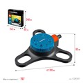 GRINDA RF-3, 8 режимов, пластиковый, на подставке, стационарный распылитель, PROLine (429301) 0007207999