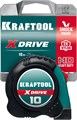 KRAFTOOL X-Drive, 10 м х 25 мм, рулетка (34122-10) 0008132135