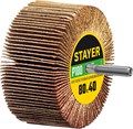 STAYER d 80 x 40 мм, P100, на шпильке d 6 мм, круг шлифовальный лепестковый (36609-100) 0008787933