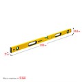 STAYER LEADER, 1200 мм, усиленный профиль, уровень с поворотным глазком (3466-120) 0008840849