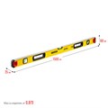 STAYER PRO STABIL, 1500 мм, усиленный профиль, уровень с поворотным глазком, Professional (3471-150) 0008840875