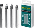 KRAFTOOL 75 мм, 4 шт, набор бит для ударной отвертки (25552) 00010115420