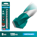 KRAFTOOL Keramo, 8 х 120 мм, тв.сплав КС, сверло по керамограниту (29175-120-8) 00010202711