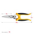 STAYER COBRA, 200 мм, Универсальные технические ножницы, Professional (23227) 00010432718
