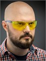 ЗУБР БОЛИД жёлтые защитные очки, открытые, защита от запотевания, UV 450, оптический класс 1, Профессионал (110486) 00011004294