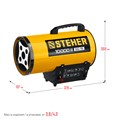 STEHER 10 кВт, газовая тепловая пушка (SG-15) 00012214298