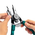 KRAFTOOL Universal 8-in-1, внешний/внутренний, съемник стопорных колец (22813) 00012409207