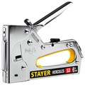 STAYER HERCULES-53, тип 53 (A/10/JT21) 23GA (6 - 14 мм)/13/300, стальной рессорный степлер, Professional (31519) 00012410318