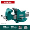 KRAFTOOL STEEL, 100 мм, стальные слесарные тиски (32701-100) 00012787560