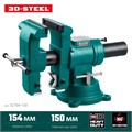 KRAFTOOL 3D-Steel, 150 мм, слесарные тиски (32704-150) 00012787573