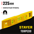 STAYER TORPEDO, 225 мм, короткий магнитный уровень (3454) 00012855956