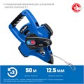 ЗУБР 50 м, геодезическая стальная мерная лента, Профессионал (34170-50) 00013231346