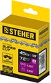 STEHER type B, шаг 0.325″, паз 1.5 мм, 72 звена, цепь для бензопил (75302-45) 00013238500