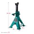 KRAFTOOL S-PIN, 2 т, 290 - 420 мм, усиленная страховочная подставка со штифтом (43465-2) 00013349206