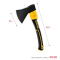 STAYER FIBERGLASS, 600/800 г, с чехлом, 350 мм, кованый топор, Professional (2062-06P) 00013568048