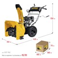 STEHER 62 см, 7 лс, самоходный бензиновый снегоуборщик, EXTREM (GST-762) 00014658014