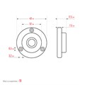 KRAFTOOL BULL'S EYE (БЫЧИЙ ГЛАЗ), d 49 мм, поверхностный магнитный уровень (34789) 00014746182