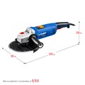ЗУБР 2200 Вт, d230 мм, УШМ, Профессионал (УШМ-П230-2200 П) 00015693276