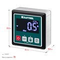 KRAFTOOL KOMPAKT, 4 х 90 С, точность 0.1, уровень-уклономер электронный (34687) 00015700302