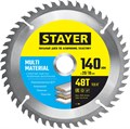 STAYER Multi Material, 140 x 20/16 мм, 48Т, супер чистый рез, пильный диск по алюминию (3685-140-20-48) 00015955584