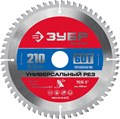 ЗУБР Универсальный рез, 210 x 30/20 мм, 60Т, пильный диск по алюминию (36916-210-30-60) 00015955676