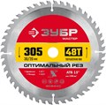 ЗУБР Оптимальный рез, 305 x 30 мм, 48Т, пильный диск по дереву (36912-305-30-48) 00015955803