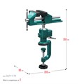 KRAFTOOL Precision, 75 мм, шарнирно-поворотные тиски (32711-75) 00016079534