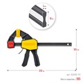 STAYER Hercules, 150/330 мм, пистолетная струбцина, Professional (32242-15) 00016150845