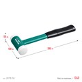 KRAFTOOL Dead Blow 50 мм, 900 г, безынерционный молоток (2078-50) 00016151426
