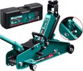KRAFTOOL S-PIN, в кейсе 2.5 т, 140 - 385 мм, с увеличенным подъемом и фиксатором, подкатной домкрат (43457-2.5-K) 00016243692