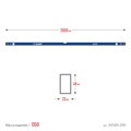 ЗУБР ПРО-М, 2000 мм, усиленный магнитный уровень, Профессионал (34589-200) 00017031396