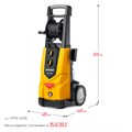 STEHER 240 Атм, 3300 Вт, мойка высокого давления, пистолет G-280 PRO (HPW-240B) 00017813376