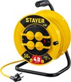 STAYER М-325, ПВС, 3 х 2.5 мм2, 50 м, 4000 Вт, IP44, силовой удлинитель на катушке (55064-50) 00018193297