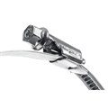ЗУБР Х-9Н, 50 - 70 мм, накатная лента 9 мм, цинк, 50 шт, червячный хомут (37807-70) 00018597403