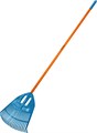 GRINDA PP-23 FIBER, 500 х 50 х 1680 мм, 23 зубца, ударопрочный пластик, фибергласовый черенок, грабли веерные пластиковые, PROLine (421815) 00020092958