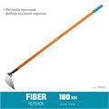 GRINDA PH-180 FIBER, 180 х 125 х 1360 мм, нержавеющая сталь, трапециевидный профиль, фибергласовый черенок, мотыга, PROLine (39592) 00020093025