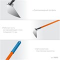GRINDA PH-180 FIBER, 180 х 125 х 1360 мм, нержавеющая сталь, трапециевидный профиль, фибергласовый черенок, мотыга, PROLine (39592) 00020093025