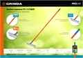 GRINDA PS-12 FIBER, 380 х 100 х 1530 мм, 12 витых зубцов, нержавеющая сталь, фибергласовый черенок, садовые грабли, PROLine (39482-12) 00020093026
