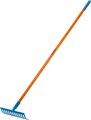 GRINDA PR-12S FIBER, 310 х 80 х 1500 мм, 12 прямых зубцов, углеродистая сталь, фибергласовый черенок, садовые грабли, PROLine (39652) 00020093091