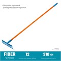 GRINDA PR-12S FIBER, 310 х 80 х 1500 мм, 12 прямых зубцов, углеродистая сталь, фибергласовый черенок, садовые грабли, PROLine (39652) 00020093091