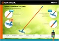 GRINDA PR-12S FIBER, 310 х 80 х 1500 мм, 12 прямых зубцов, углеродистая сталь, фибергласовый черенок, садовые грабли, PROLine (39652) 00020093091