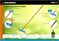 GRINDA PR-12T FIBER, 380 х 100 х 1530 мм, 12 витых зубцов, углеродистая сталь, фибергласовый черенок, садовые грабли, PROLine (39654) 00020093092